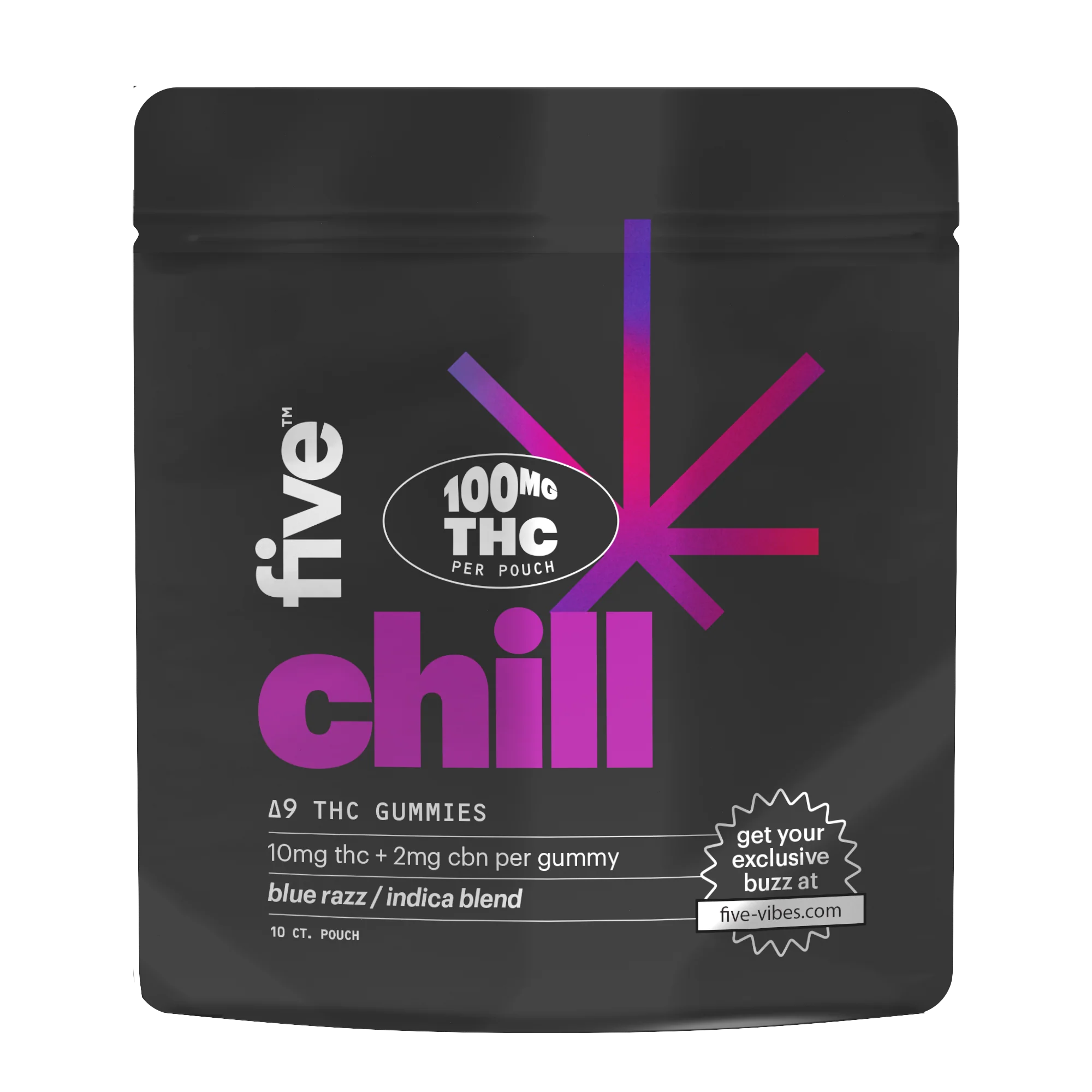 10ct indica chill high dose gummies - Image 2